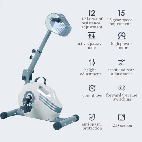 Ejercitador eléctrico para piernas y brazos con soporte protector miniatura 3
