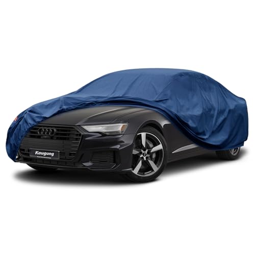 Image of Kaugung Heavy Duty Car Cover Custom Fit Audi A6 S6 RS6 (1994-2025),Waterproof All Weather Resistant Outdoor Sun Rain Dust Snow Protection with Anti-Theft Lock.(USA Warehouse,Within 3-7 Days)