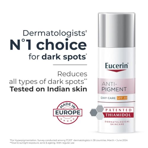 Image of Eucerin Anti-Pigment Face Cream with Thiamidol & SPF 30, Reduces Dark Spots 50ml