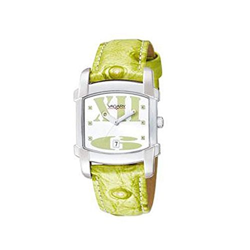Montre Vagary IE9 en cuir de borrego vert pour homme et femme
