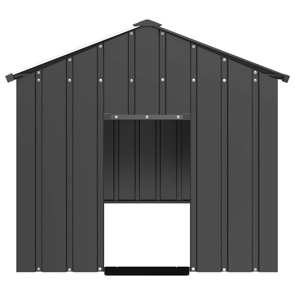 vidaXL Buda dla psa z dachem 114x202x101 cm stal galwanizowana kojec