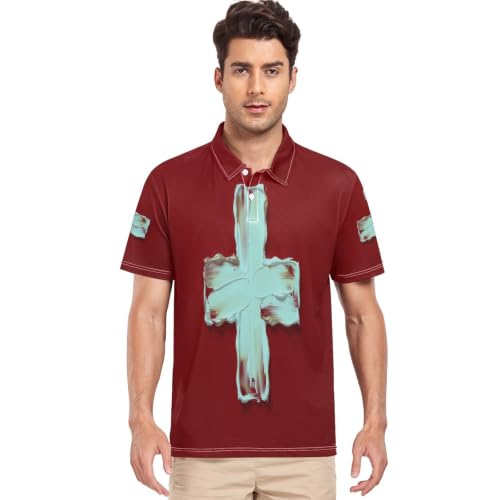Polo de golf pour homme GuoChe t-shirt athlétique Suisse anti-humidité confortable S