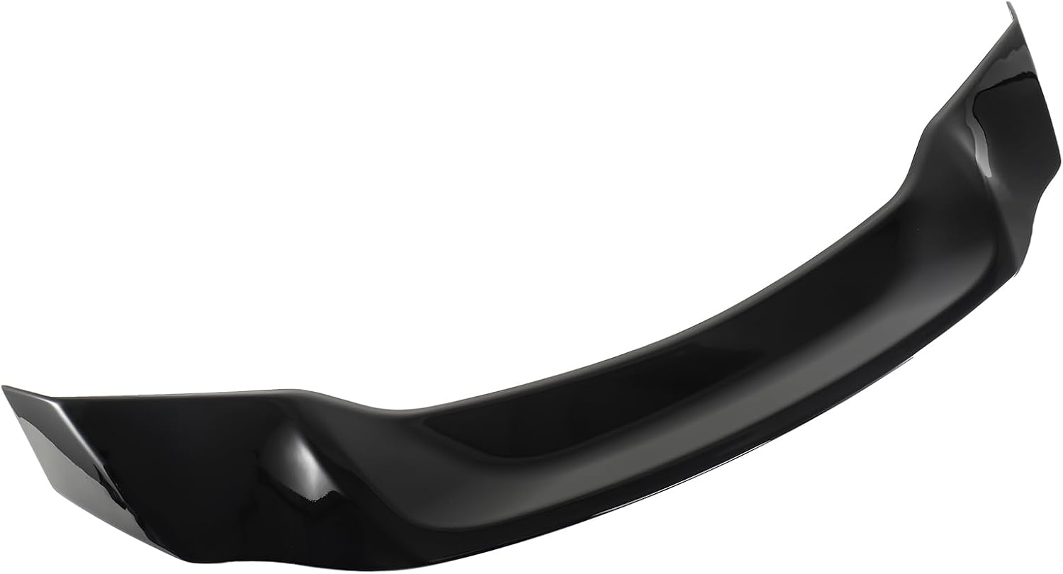 rear spoiler wing compatible with toyota camry 2025 r style high kick duckbill trunk spoiler lip glossy black