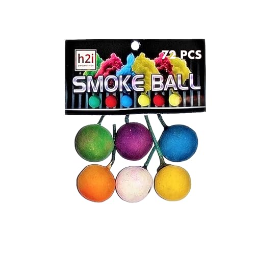 h2i Smoke Balls | 72 Balls | Time 15 sek | Smoke Tube Rauchfackel Rauchtopf Rauchgenerator...