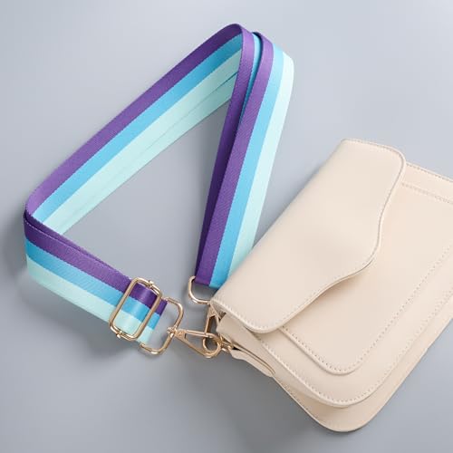 Image of chushui Woven Stripe Purse Straps,Replacement Crossbody Wide Shoulder Adjustable Strap for Bag Handbags