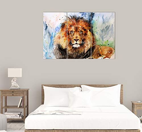 Lion Wall Art Decor Animal Modern Artwork Canvas Painting Prints Pictures Home Decor For Living Room Dining Room Bedroom #TOP2