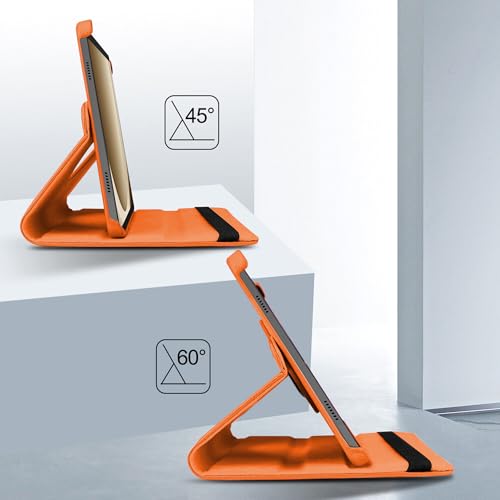 Image of TGK 360 Rotatable Flip Cover for Samsung Galaxy Tab A11+ Plus 11 Inch 2025 Case /Galaxy Tab A9 Plus 2023 (Orange)