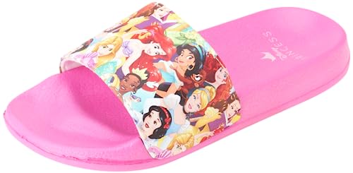 Disney Girls' Princess Sandals - Slip-On Beach/Pool Slides (Little Kid/Big Kid)