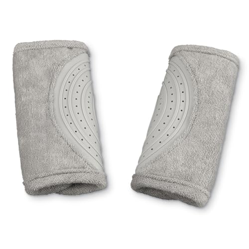 Travel Bug Baby 2 Piece Car Seat Strap Cover Teether Set (Grey)