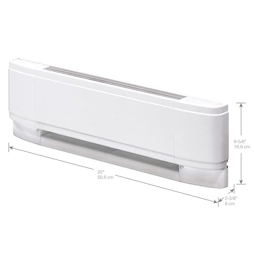 Dimplex Linear Convector Baseboard Heater 20", 240/208V, 500/375W, White #TOP3