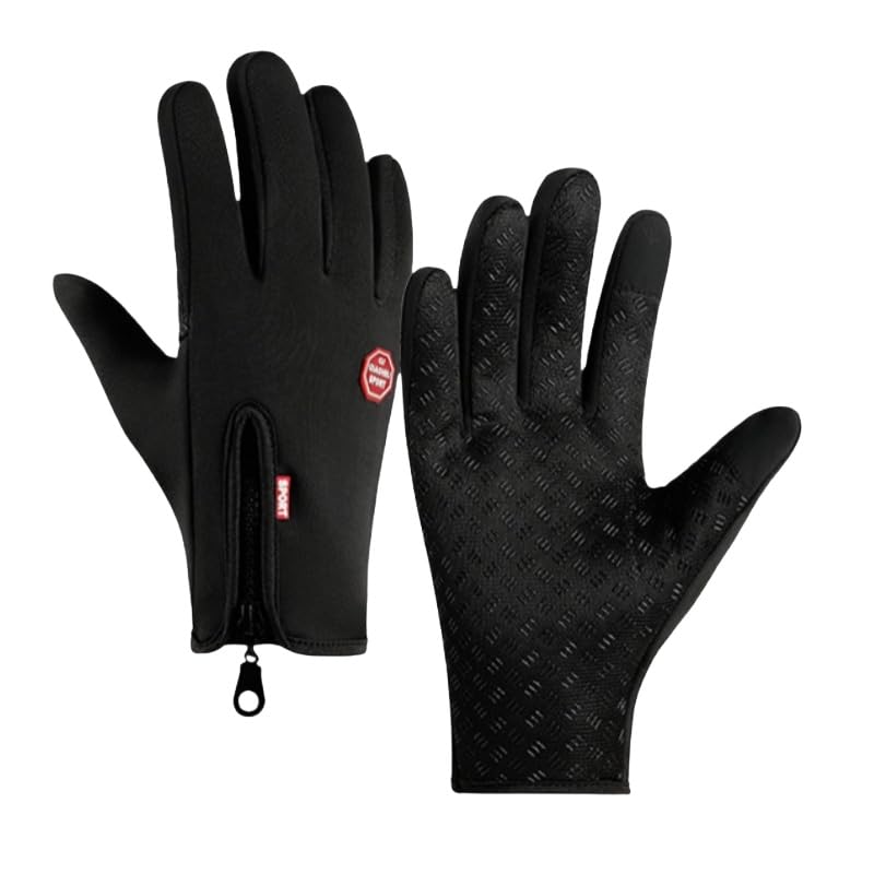 Winter Gloves Lightweight Touchscreen Thermal Non Slip Cycling Driving Running Gloves Waterproof