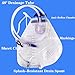 2000 ML Urinary Drainage Bag with Anti-Reflux Chamber, Urine Bag with 48