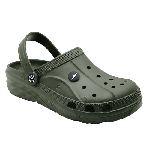 Image of BRUTON Unisex EVA Sandals | Lightweight Clogs with Adjustable Back Strap | Breathable Anti-Slip Casual Sandals for Walking, Beach, Travel & Daily Wear