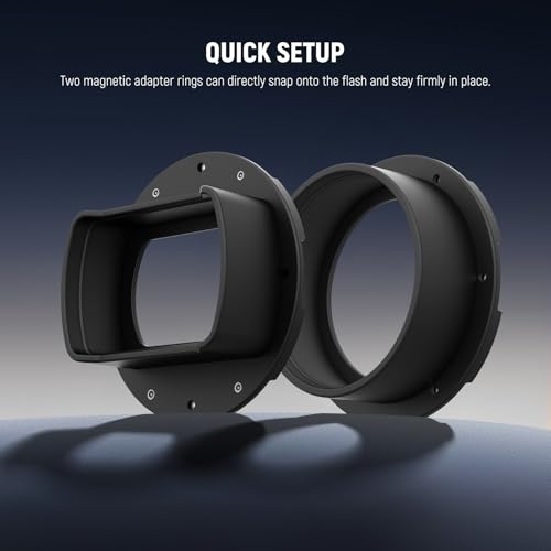 Bagues d'adaptation magnétiques NEEWER solution pour utiliser vos accessoires sur tout flash - 4