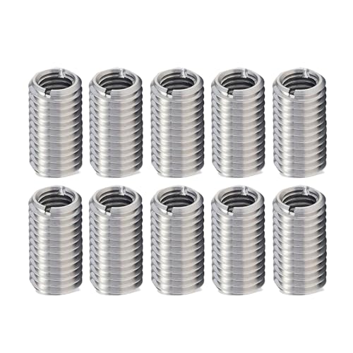 10 Stück Gewindeeinsatz,15mm M8 auf M6 Edelstahl Reduziermutter Gewindehülse,Gewindehülsen,Gewindeadapter Set,Innengewinde Gewinde Gewindemuttern Umbausatz Reparaturwerkzeug Befestigungselemente 10 Stück Gewindeeinsatz,15mm M8 auf M6 Edelstahl Reduziermutter Gewindehülse,Gewindehülsen,Gewindeadapter Set,Innengewinde Gewinde Gewindemuttern Umbausatz Reparaturwerkzeug Befestigungselemente