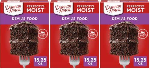 Duncan Hines Devil's Food Cake Mix,15.25 oz.,(Pack of 3)