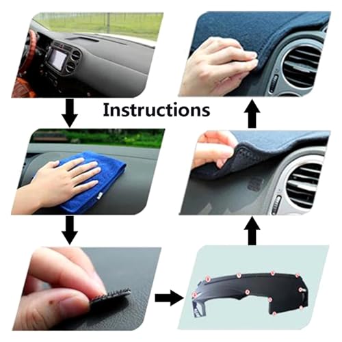 Cubierta de salpicadero anti-UV para Jeep Renegade 2014-2019 RHD 4