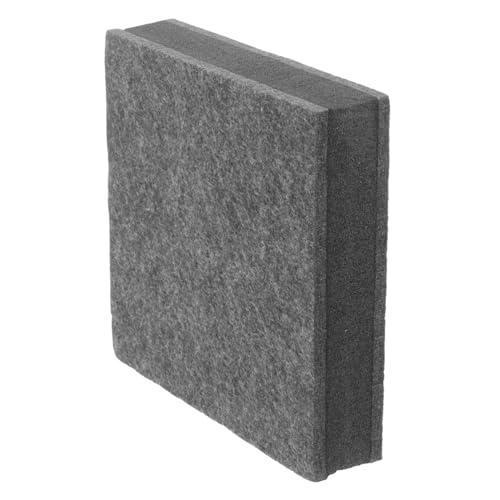 DRESSOOS スピーカー用隔音マット サブウーファー音質向上 吸音 振動防止パッド 厚 ブラック 家用オーディオ機器対応