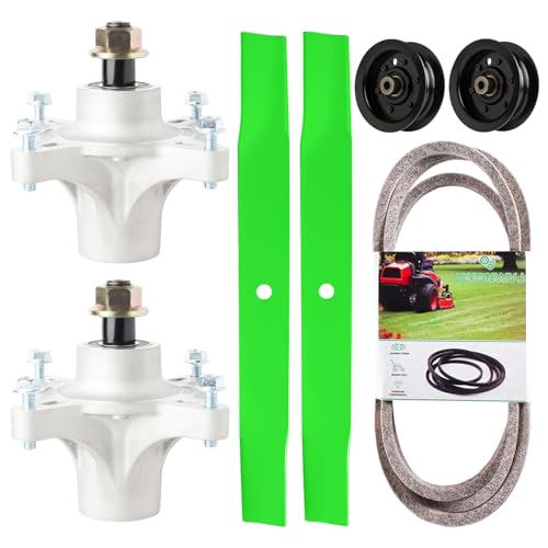 42 Inch Mower Deck Rebuild Kit - Fits Toro Exmark 42 inch Quest TimeCutter SS 4216 4200 4225 4235 4260 MX4260 ZS4200 Z4235 Spindles (121-0751) Blades (110-6568-03) Idlers (106-2175) Belt (119-8819)