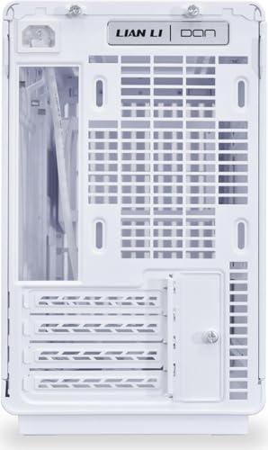 Lian Li A3-26.3L マイクロフォームファクターシャーシ - 木製フロント&サイド強化ガラスパネル - 360mm AIO-モジュール設計対応 M-ATX ITX マザーボード - DAN ケース コラボレーション - ホワイト (A3W-WDG)