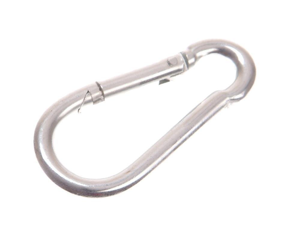 Faithfull Fire Brigade Snap Hook 8mm Zinc Plated (Pack 2)