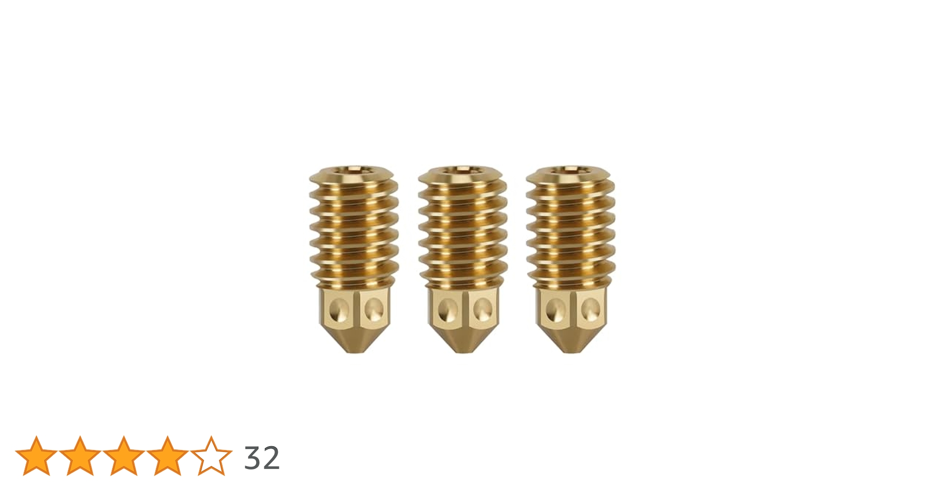 Bambu Lab 焼入鋼ギヤ 0.2mmノズル 0.4mm焼入ノズルセット Amazon.co.jp: 2個 0.2mm バンブノズル用、アップグレード 500