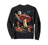 Photo Gallery mushroom starry night - van gogh inspired tee felpa Photo Gallery mushroom starry night - van gogh inspired tee felpa