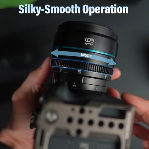Image of SIRUI Night Walker T1.2 Cine Lens Set, 16mm, 24mm, 35mm, 55mm, 75mm Large Aperture Manual Focus Lens (X Mount,Black)