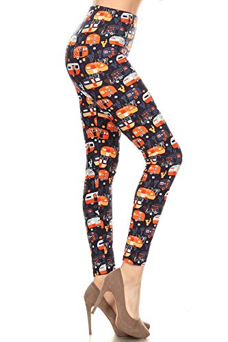 S531-PLUS Camp Riders Printed Fashion Leggings S531-PLUS Camp Riders Printed Fashion Leggings