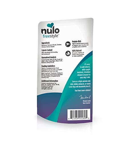 Image of Nulo Freestyle Puppy & Dog Wet Dog Food Topper, Premium All Natural Grain-Free, Real Meat Dog Food Topper with High Animal-Based Protein and Only 5 or Less Ingredients with No Additives