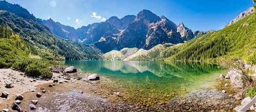 MISHBAY Pintura de diamantes para adultos paisagem de montanha - 120 x 50 cm - pintura de diamantes - mosaico de diamantes de imitação DIY com tela de - Creative Hobb