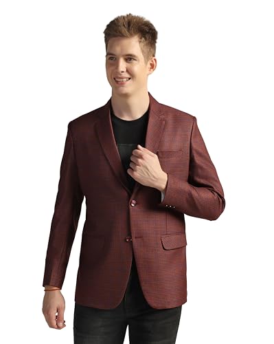 Image of TAHVO Tweed Blazer for Men - Formal & Casual Winter Wear Blazer