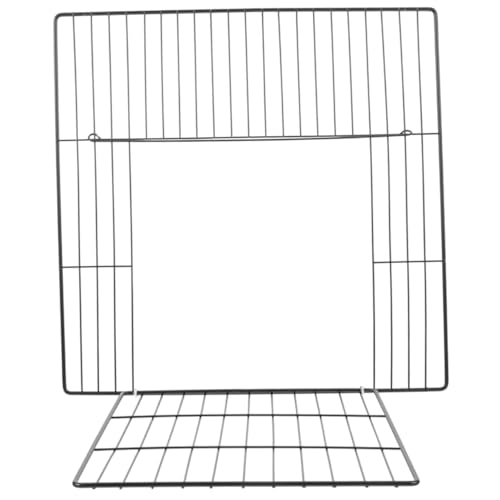 HAPINARY 2 Pack Pet Cage Door Sheets Reusable Cat Dog Gate Panel for Indoor Outdoor Fencing Easy to Install Metal Wire Door for Pet Enclosure