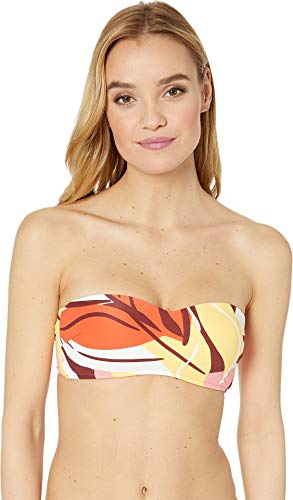 Seafolly Cut Copy Bustier Bandeau Bikini Top Tangelo AU 16 (US 12)