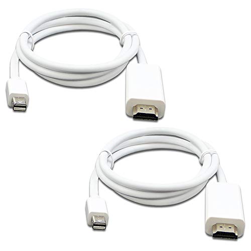Cable DisplayPort a HDMI Fenzer negro de 3 pies paquete de 2 para solucionar falta de puertos