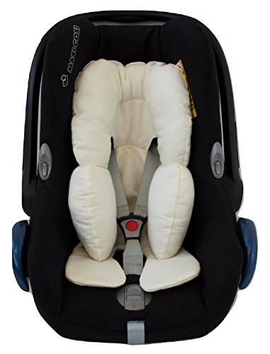 Réducteur RÉVERSIBLE universel pour groupe 0, Maxicosi siège auto, nacelle, hamac, poussette ou landau. Plusieurs modèles et couleurs disponibles. (Basic Beige) Cover