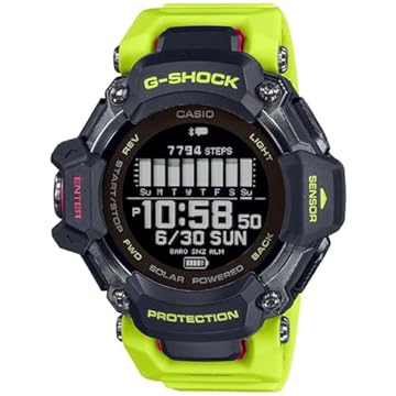 Relógio GPS Monitor Cardíaco Pulso G-SHOCK Squad GBD-H2000-1A9DR