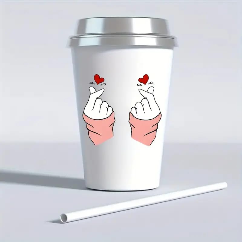 4pcs Mushroom Butterfly UV DTF Cup Wraps Winter UV DTF Transfer Waterproof Sticker for Glass Cups Furniture Craft DIY Crafts,Rub on Transfer Stickers for DIY Water Bottle Laptop Decal Wood Car - Image 4