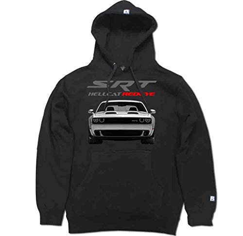 FTD Apparel R Built Men's SRT Hellcat Redeye Car Pullover Hooded Sweater
