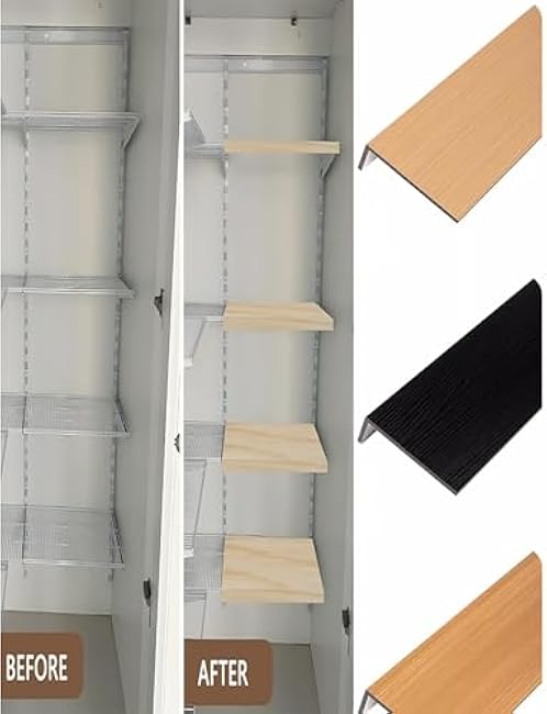 2 Pack Rack Cover. PVC Rack Shelves, Shelf Covers with Fixed Pantry Shelf Cover for Removable Closet Bathroom Kitchen(Milk,75x10cm)