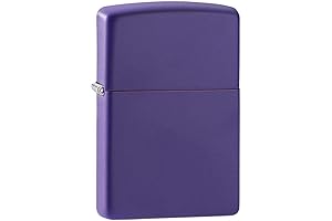 Purple Matte Pocket Lighter: A Touch of Elegance for Your Lighting Needs