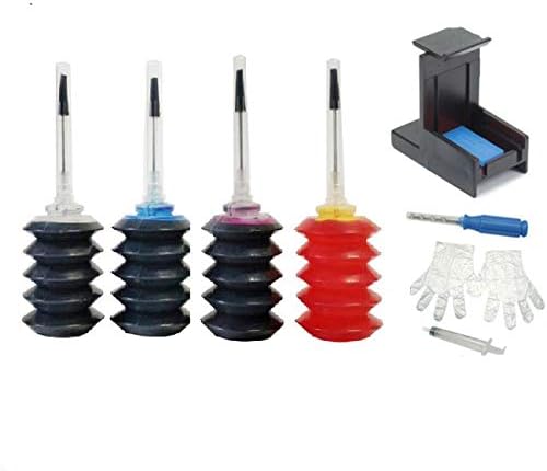 4x30 ml Cartucho de Tinta Kit de Recarga Caja para uso con Canon PG-243 CL-244 MG3020 TS202 TS302 T3120 TS3122