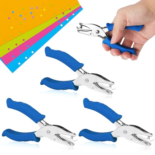 Lochzange Für Papier & Karten - 15mm Einzellochstanzer Mit 4 Größen Für Basteln & Büro