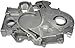 Dorman 635-115 Engine Timing Cover Compatible with Select Ford Models
