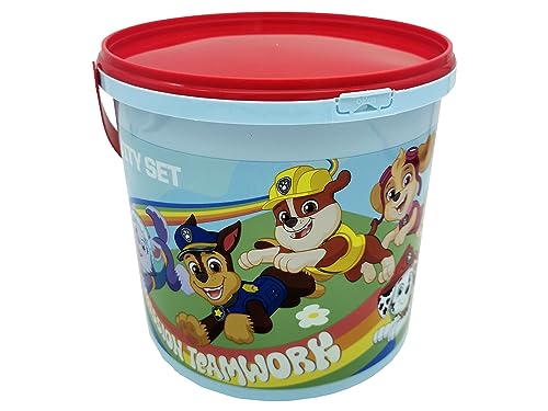 Paw Patrol- Set de actividades, Actividades creativas, Material de dibujo, Cubo, Manualidades, Producto Oficial (CyP Brands)