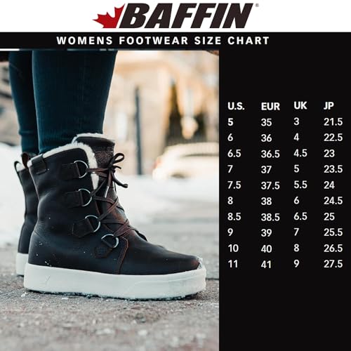 Image of Baffin Women's HIGH PARK Mid Waterproof Breathable Lightweight Insulated Slip-Resistant Cold Weather Winter Snow Boots