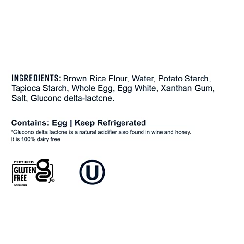 Gluten-Free Pasta, Fettuccine, Fresh Brown Rice Noodles Cook In Just 3 Minutes By Taste Republic, Frozen, 9Oz (6 Pack) #TOP3