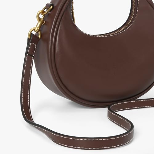 Image of JQWSVE Small Top Handle Bags for Women Mini Purses Cute Ladies Handbags Crescent Mini Crossbody Bags with Cherry