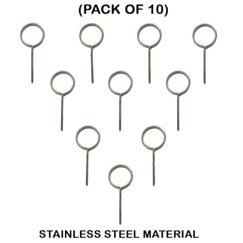 Image of Shreya Digital SIM Card Removal Tool SIM Ejector Pin Compatible with All Samrtpohne Tablets etc (Pack of 10)