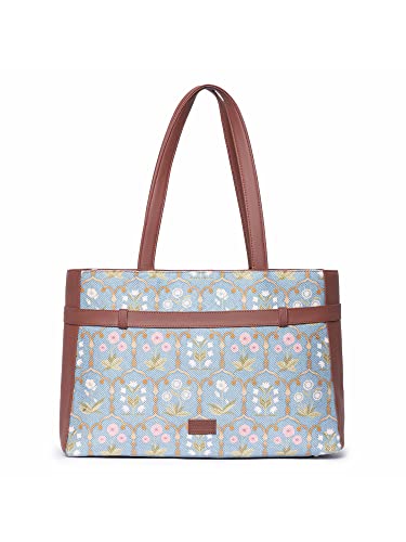 Image of ZOUK Urban Escape Bag | Stylish Vegan with Laptop Compartment, Trolley Sleeve & Anti-Theft Pocket |